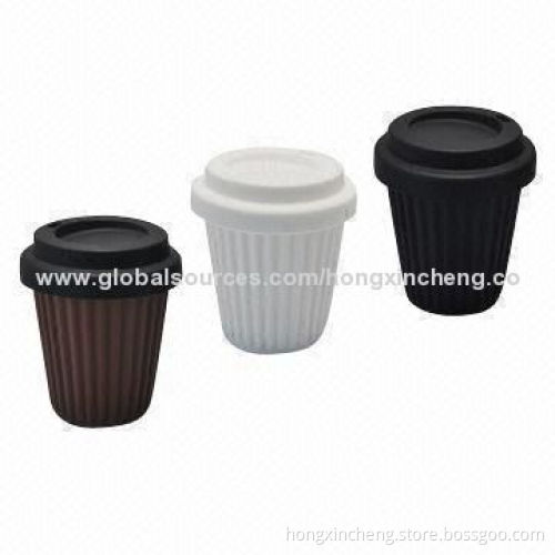 Silicone Coffee Cups with Lid, Very Easy to Clean